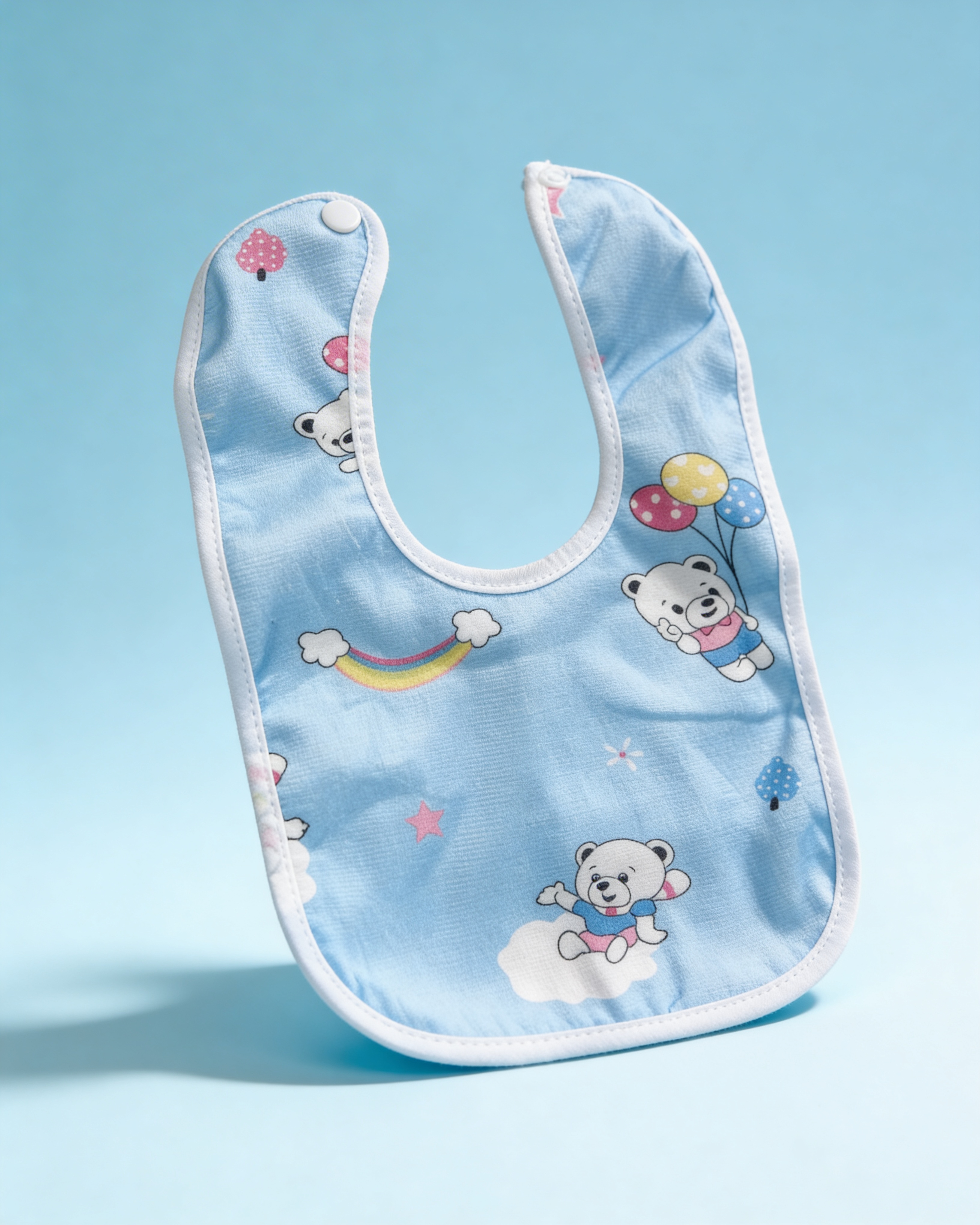 Muslin Baby Bib Set | Soft, Waterproof & Skin-Friendly Feeding Bibs (2, 3 & 5 Pack Options)